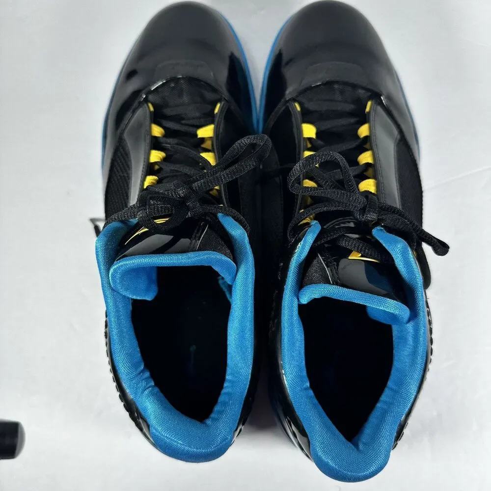 Jordan CP3.V 5 Chris Paul Black Orion Blue Yellow 467821-015 Men's Size 13